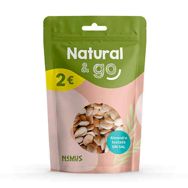 Almendra tostada sin sal 85 g (8 ud) Nemus