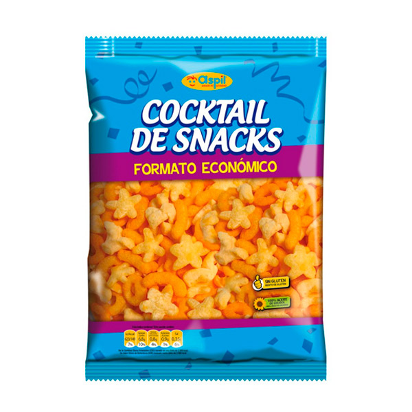 Cocktail snacks 145 g (8 ud) Aspil