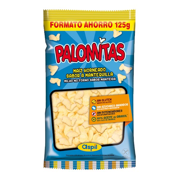 Palomitas Mantequilla 125 g (9 ud) Aspil