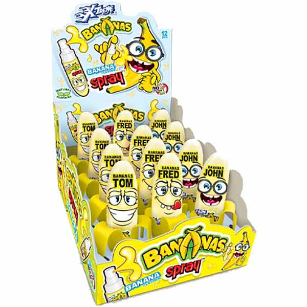 Bananas spray 12 ud Disgo