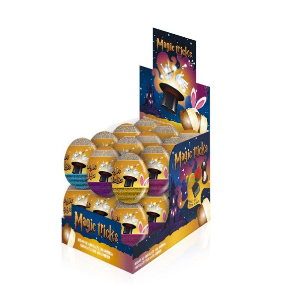 Huevos chocolate Magic Tricks 24 ud Cool Candies