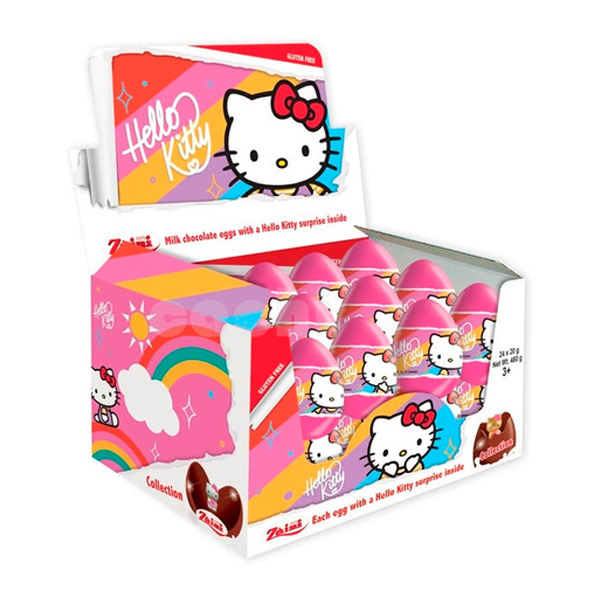 Huevo chocolate Hello Kitty 24 ud Bip Candy