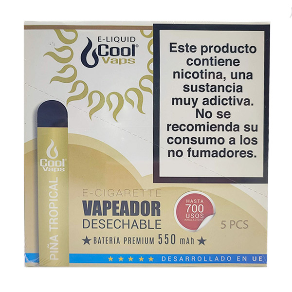 POD COOLVAPS PIÑA COLADA 20 MG NIC 600 PF 5 UD