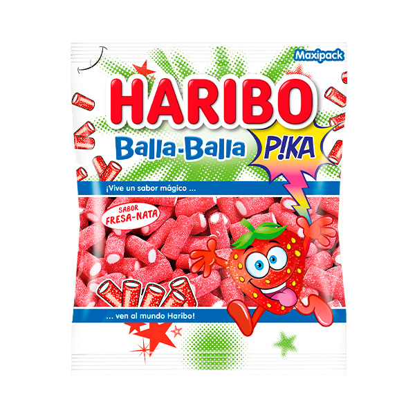 Maxipack Balla-Balla Fresa Pika 1 kg Haribo
