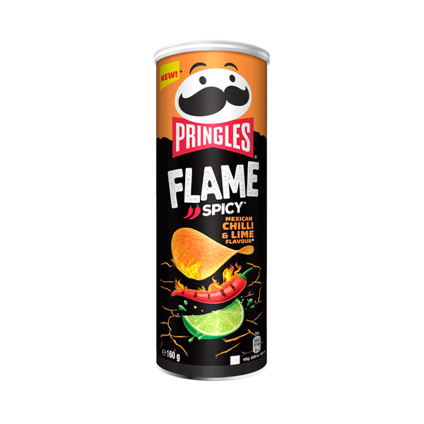 PRINGLES FLAME CHILI & LIMA 160 GR 1 UD