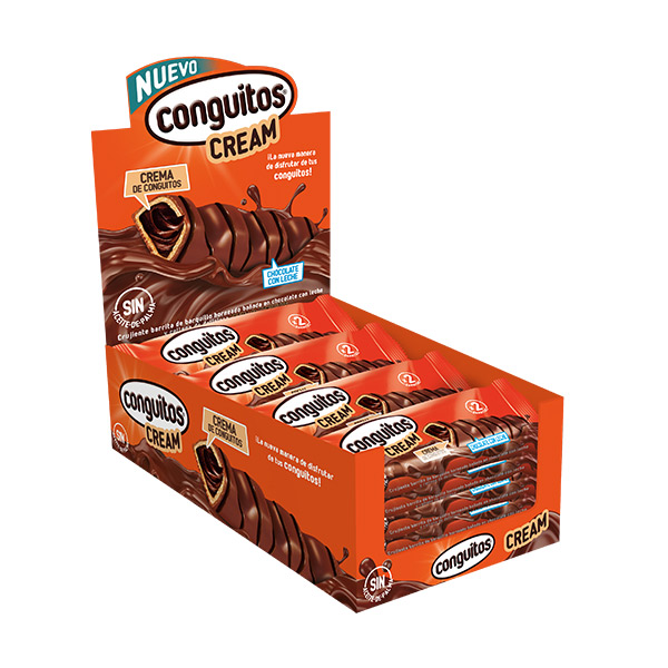 Conguitos barrita cream duo 46 g (16 ud) Lacasa