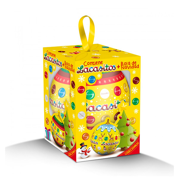 Bola de navidad Lacasitos 1 ud Lacasa