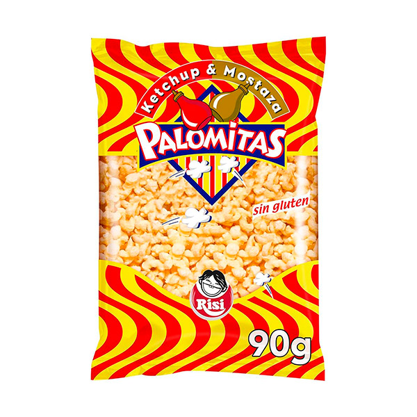 Palomitas Ketchup-Mostaza Familiar 90 g (8 ud) Risi