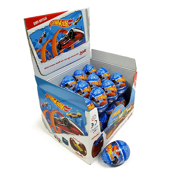 Huevo Chocolate Hot Wheels 24 ud Zaini