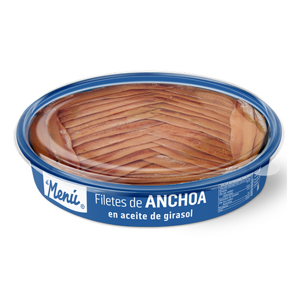 Anchoa en aceite de girasol 670 g El Menú