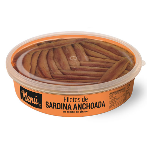 Filete de sardina anchoada 570 g El Menú