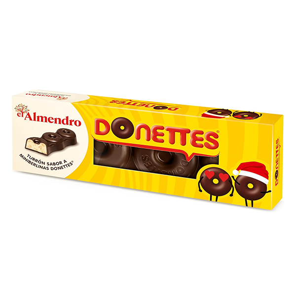 Turrón chocolate Donettes 150 g Delaviuda