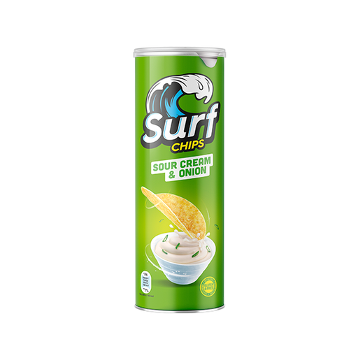 [28436546052474] Surf Chips sour cream onion 160 g (14 ud) Fritoper