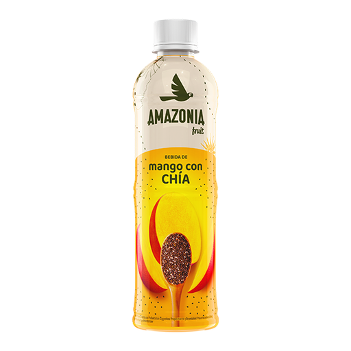 [28436048723445] Bebida melocotón con chía 450 ml (24 ud) Amazonia