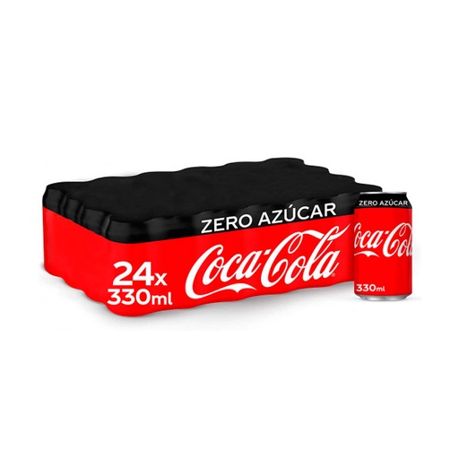[5000112630886] Coca Cola Zero 330 ml (24 ud)