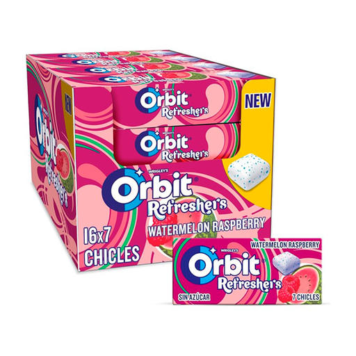 [4009900552035] Orbit Refreshers watermelon raspberry (16 ud)