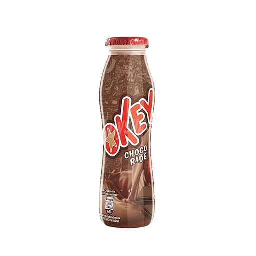 [8410128191771] Batido pequeño sabor Cacao 188 ml (18 ud) Okey