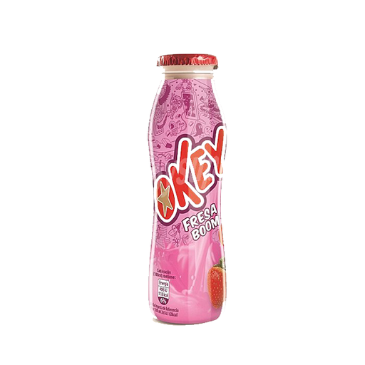 [8410128191832] Batido pequeño sabor Fresa 188 ml (18 ud) Okey