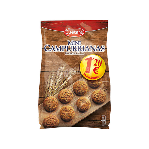 [8434165599915] Mini Campurrianas 1,20 260 g (6 ud) Cuétara