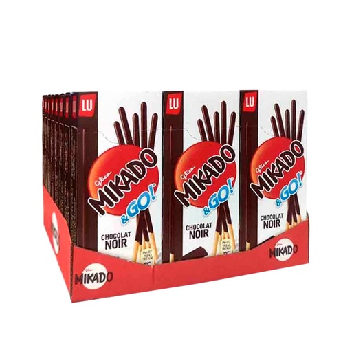 [07622210359322] Mikado Pocket negro 39 g (24 ud)