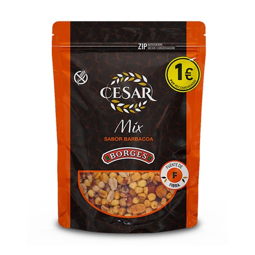 [08410148508238] Cesar mix barbacoa 100 g (8 ud) Borges
