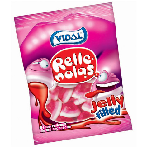 [8413178142809] Besos Rellenos B-100grs Vidal