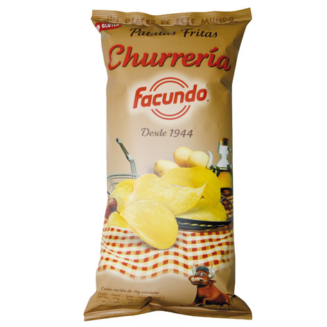 [8413671015556] Patatas Fritas Churreria 100gx14u Facundo