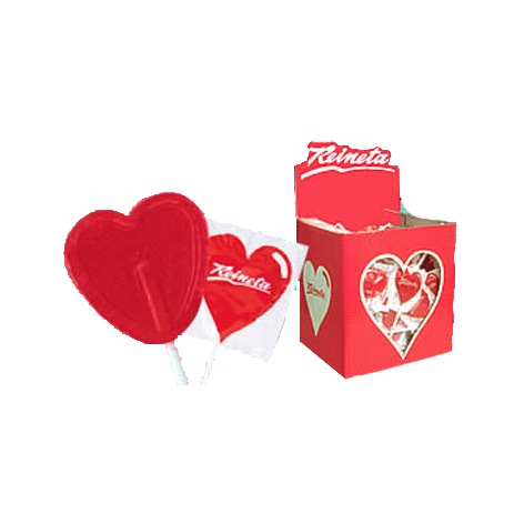 [8413901613026] Piruletas Corazon 200u Reineta