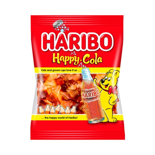 [88426617012874] Happy cola 100 g (18 ud) Haribo