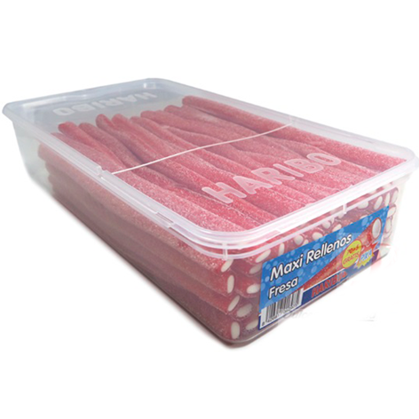 [8426617018153] Mega Maxi Relleno Fresa Pica 24und Haribo