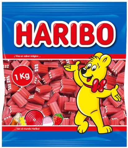 [8426617060893] Ladrillos Nata-Fresa 1kg Haribo