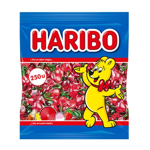 [8426617062026] Cerezas super brillo 250 ud Haribo