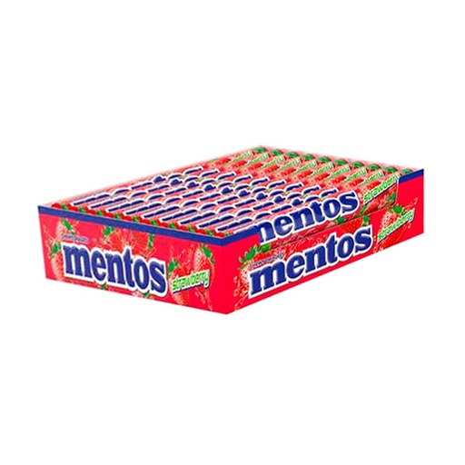 [8723400770756] Mentos Fresa Mix 20 ud