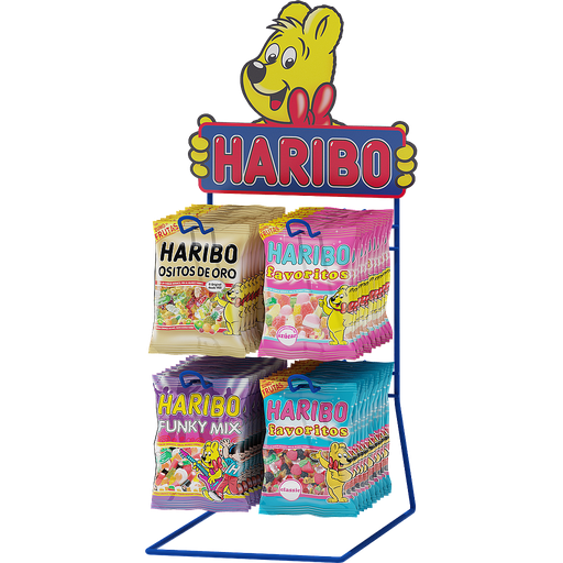 [88426617541817] Expositor 4 Filas X 11 Bolsas X 100grs Haribo