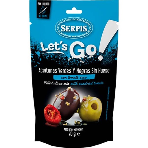 [18410344000182] Aceitunas Let'S Go Kalamata 70 g (8 ud)
