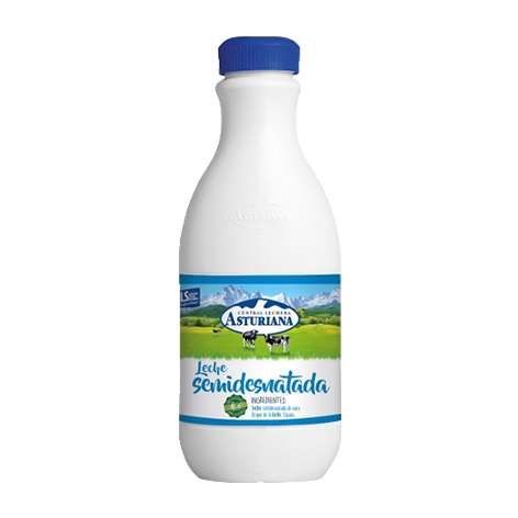 [8410297110740] Leche Semidesnatada Central Lechera Asturiana 1,5l x 6u