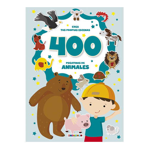 [1028] Libros De 400 Pegatinas 12u