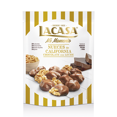 [8410740915717] Nueces Choco Leche California Doypack 115gx9u Lacasa