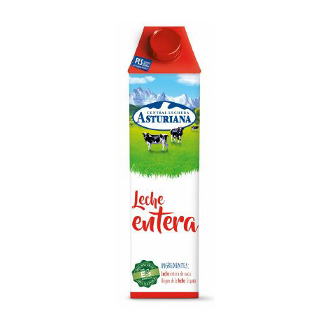 [8410297113666] Leche Entera Central Lechera Asturiana 1l x 6u