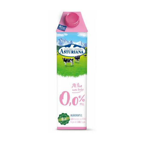 [8410297014796] Leche 0,0% Central Lechera Asturiana 1l x 6u