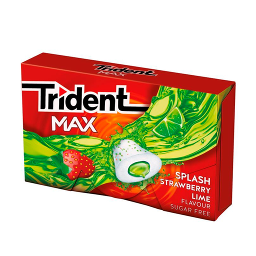 [QC13014] Chicle Fresa Y Lima Trident Max