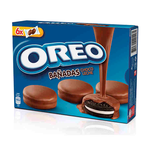 [QC13007] Oreo Bañadas Chocolate Leche 246 g (10 ud) Mondelez