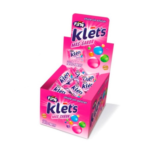 [8410525245213] Klets Tutti Frutti sin azúcar 200 ud Fini