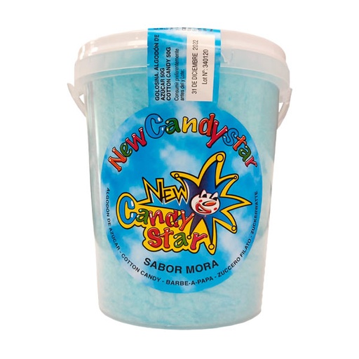 [8429826010116] Algodón de Azúcar Mora 50 g (6 ud) New Candy Star