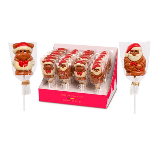 [5400265170008] Chocolate X-Mas Lollies 28u X 35g
