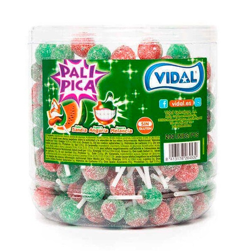[8413178264532] Pali-Pica Sandía 200 ud Vidal