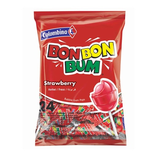 [7702011304957] Bon Bon Bum fresa 17 g (24 ud) Colombina