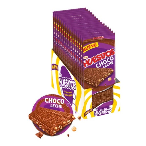 [18410109120667] Tableta Huesitos chocolate con leche 125 g (17 ud)