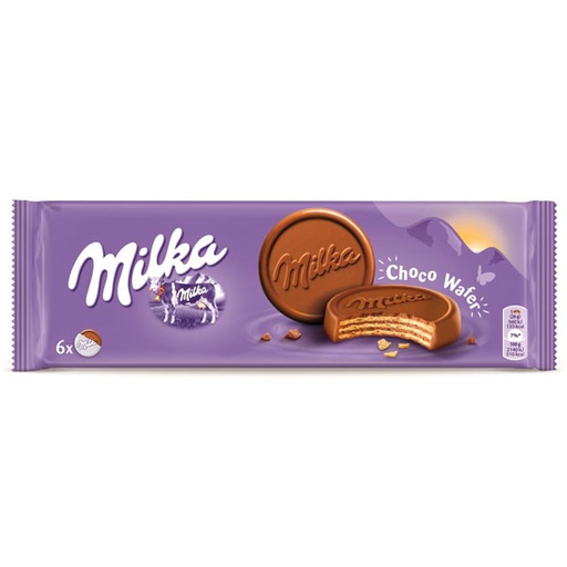 [7622202296192] Milka wafer choco leche 150 g (14 ud)