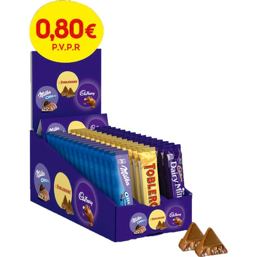 [7622201460198] Lote mondelez chocolatinas 0.80 € 36 ud